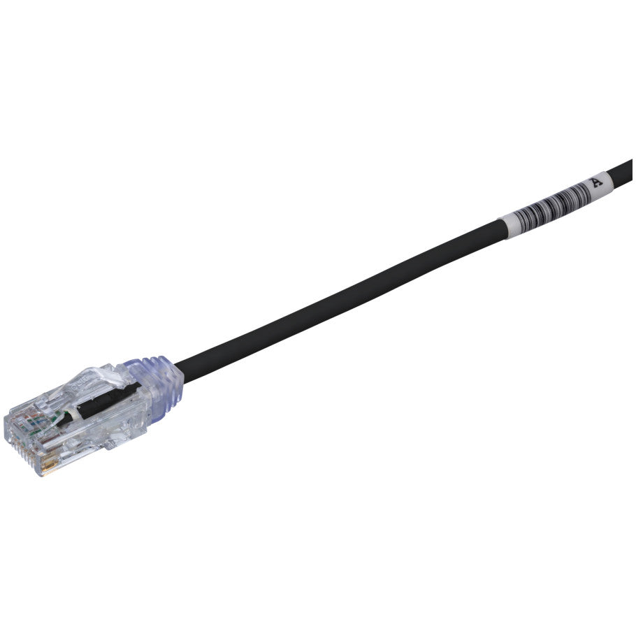 TX6-28 Cat 6 UTP Performance Patch Cords, 28 AWG, 3 FT, Black
