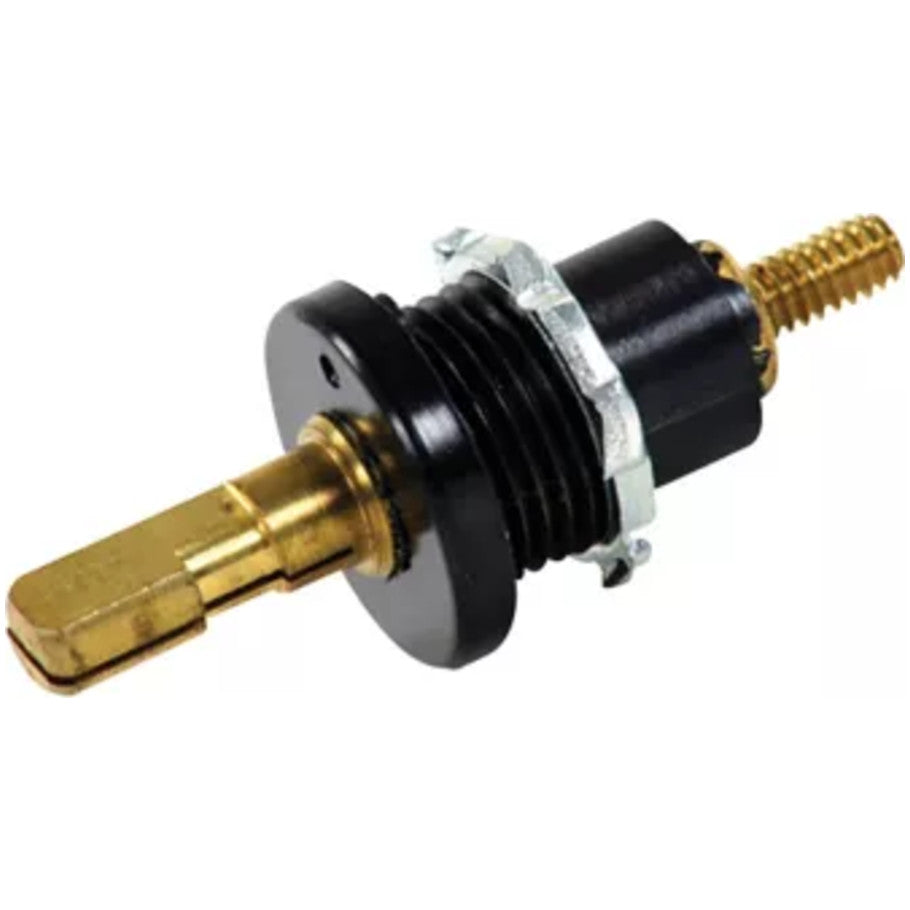Cam-Lok F-Series E1010 Receptacle, Female, Cable Size 8 to 4 AWG, 120V, Up to 150A Continuous, NEMA 1, Black