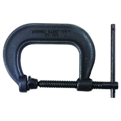Standard Service Deep Throat Full Length Screw C-Clamps, 3500 lb, 2in Throat
