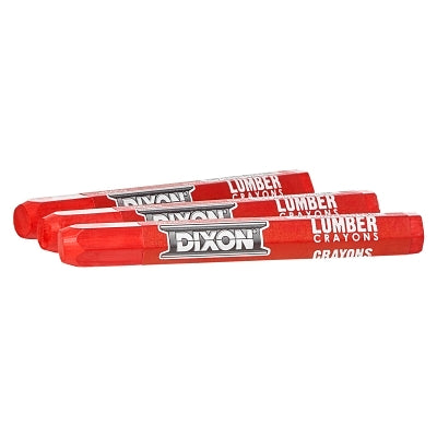 Lumber Crayons, 1/2 in X 4 1/2 in, Soft Red