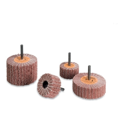 3M 051115-42547 Buff and Blend Combi-Wheel, 3 in dia, 12000 RPM, Aluminum Oxide