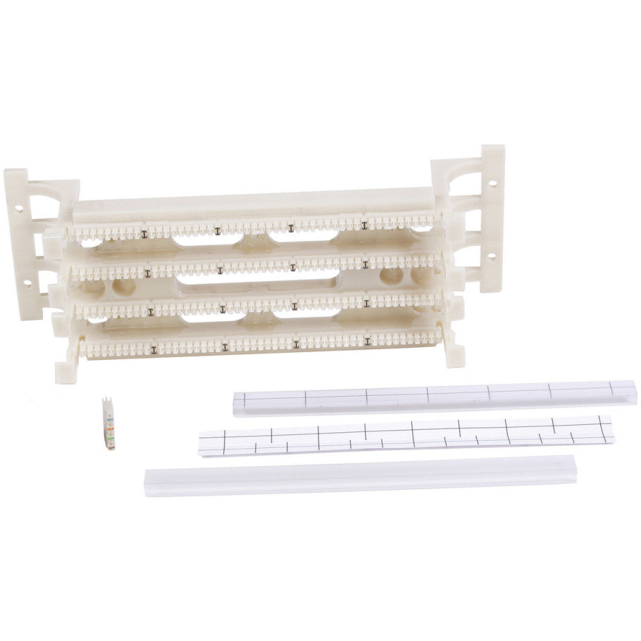 110 System, Field Termination Kit, 5 Pair Connectors, 100 Pair, Black