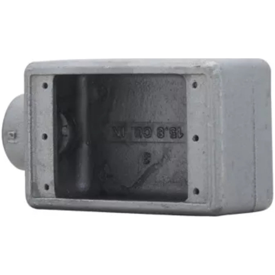 Condulet FS Box, Feraloy Iron Alloy, 1-7/8 Depth, 1-Gang, 3/4 in. End Hub