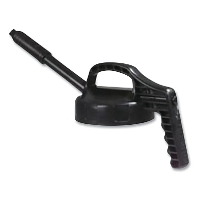 Stretch Spout Lid, 0.5 in dia, Black, Engineering Plastic