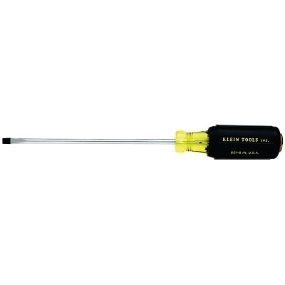 Cabinet-Tip Cushion-Grip Screwdriver, 3/16 in, 9 3/4 in Overall L
