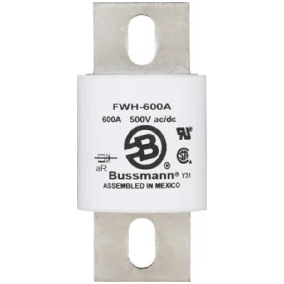 FWH Series North American Style High Speed Fuse, Stud-Mount, 600A, 500V ac/dc