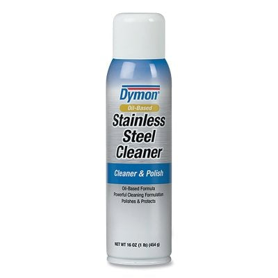Oil-Based Stainless Steel Cleaner, 16 oz, Can, Lemon
