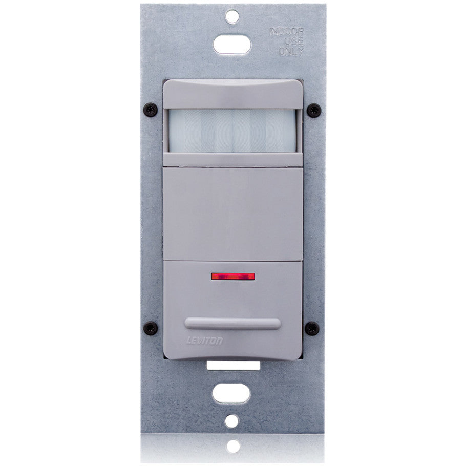 ODS10 Passive Infrared Wall Switch Sensor with Photocell, Gray