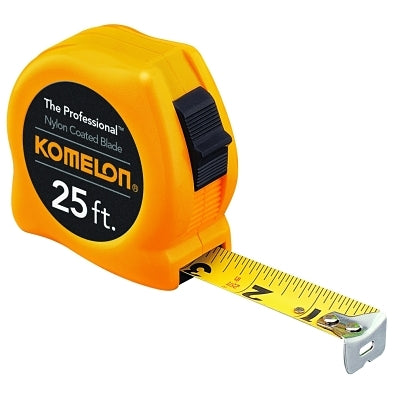 Professional Series Power Tapes, 1 in x 25 ft, Inch/Metric, Yellow/Black