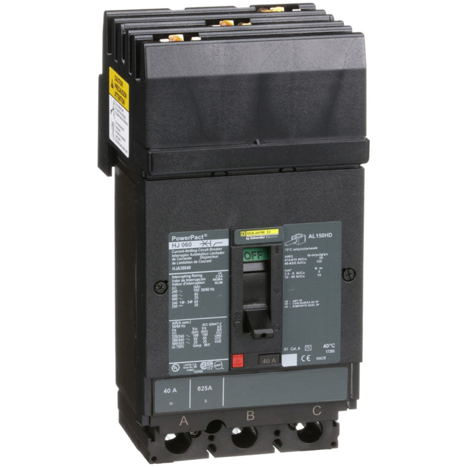 H-Frame 25kA AIR Thermal Magnetic 40A 600V 3-Pole Circuit Breaker