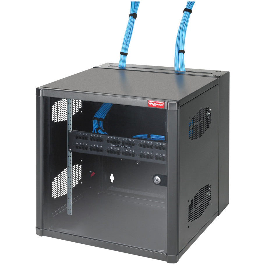 ACCESSPLUS Type 1 Wall Mount Cabinet, Steel, Double Hinge, Window Door with Gland Plate, 25.09 x 23.62 x 23.62 in.