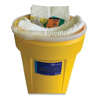 Sorbent Drum Spill Kit, 55 gal Drum, Oil Only