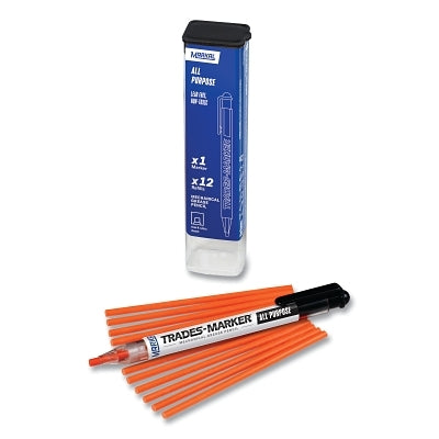 TRADES-MARKER All-Surface Marker, with Refills, 3 mm tip, Orange