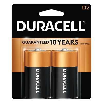 CopperTop Alkaline Battery, 1.5V, D, 2/PK