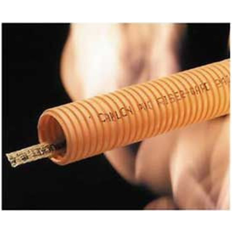 Carlon Riser-Gard PVDF Resin Corrugated Flexible Cut Reel Raceway, 2 in.