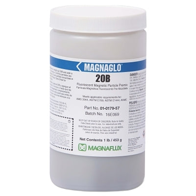 20B Fluorescent Magnetic Particle Premix, 14A, 1 lb Jar, Green