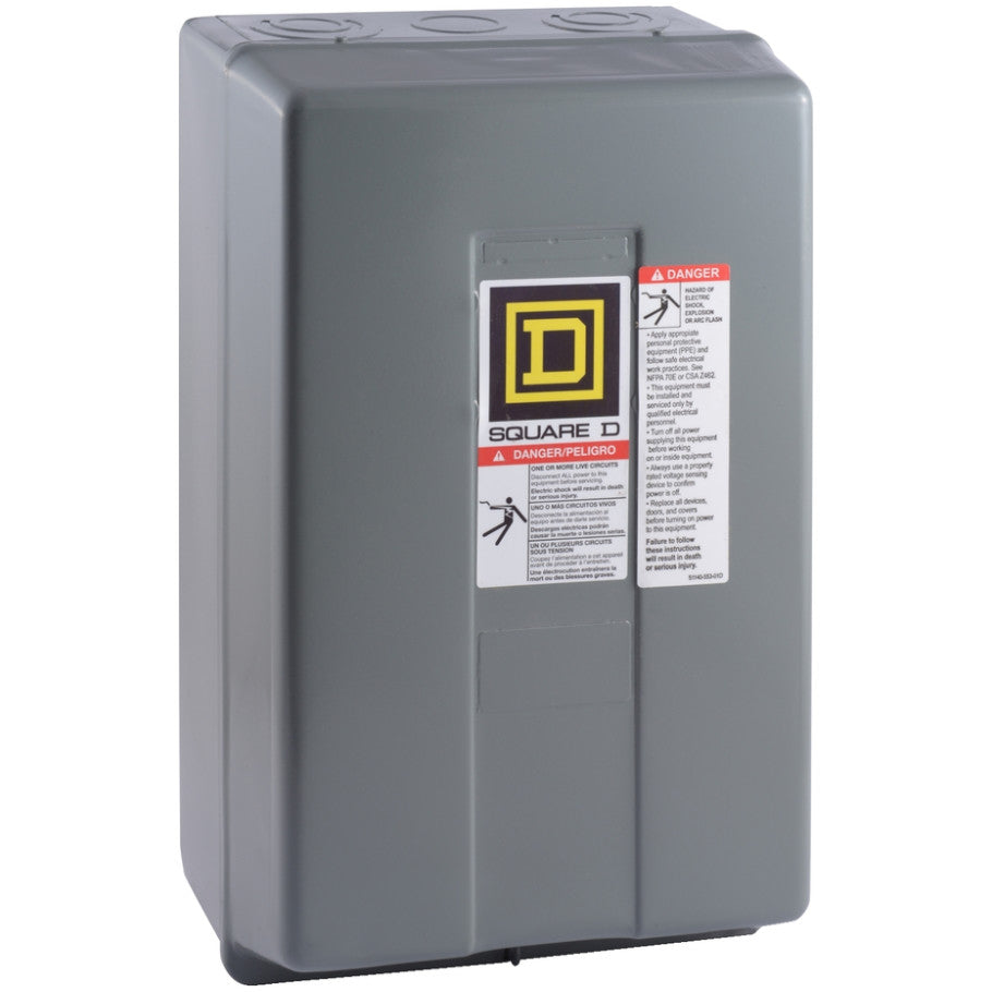 Lighting Contactor, Electrically Held, 277V, 12NO, NEMA 1 Enclosure