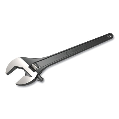 Black Oxide Adjustable Wrench, 18 in L, 2.063 in Opening