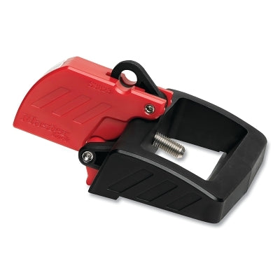 Grip Tight Plus Circuit Breaker Lockout, 3.4 in W x 4.04 in L x 1.90 in H, Red/Black