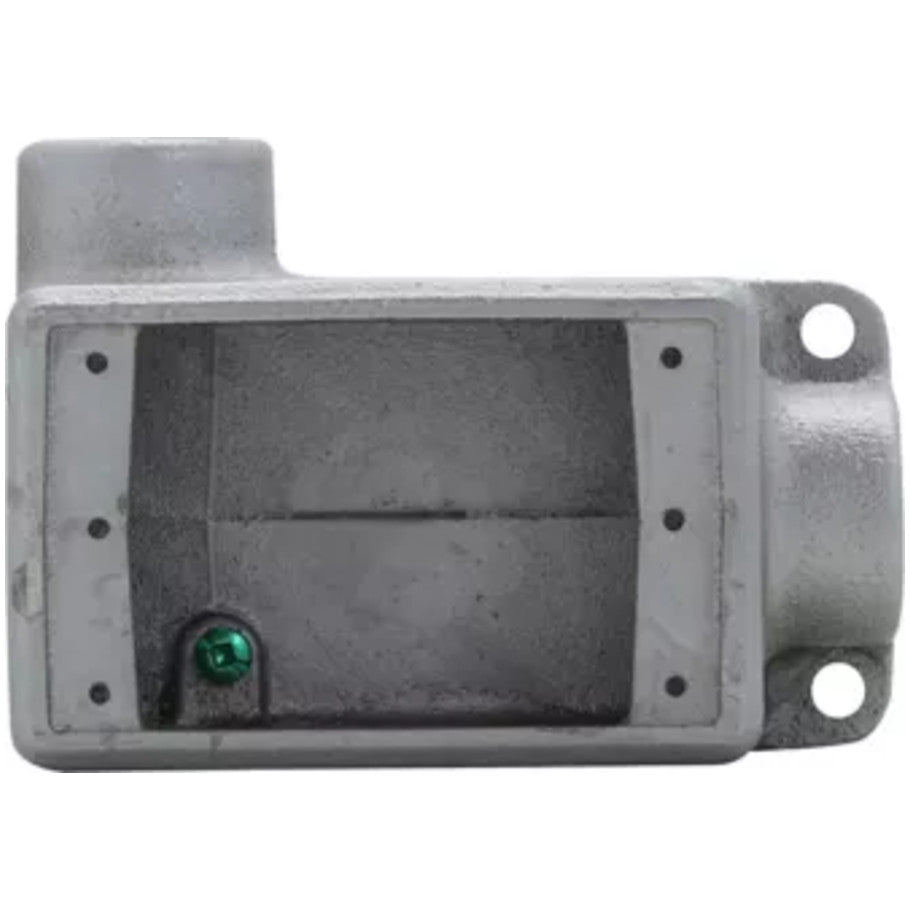 Condulet FD Box, Feraloy Iron Alloy, 1-Gang, 2-1/2 in. Deep, (2) 3/4 in. Hubs