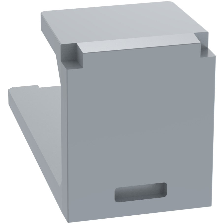 Mini-Com 1-Port Blank Module, International Grey, 10 Pack