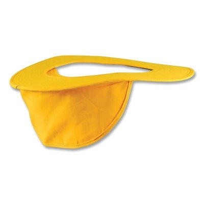 Hard Hat Shade, For Most Regular Hard Hats (Not Full Brim), One Size, Yellow
