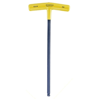Balldriver T-Handle Hex Keys, 3/16 in, 9.8 in Long