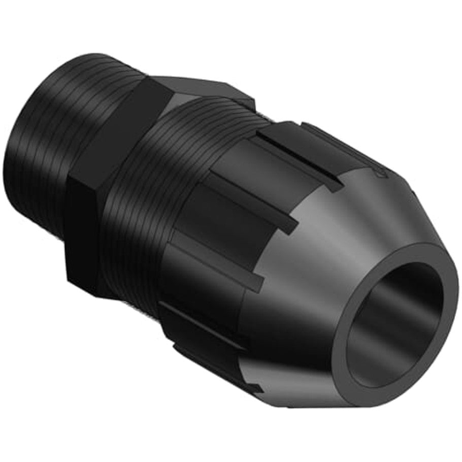 NPT Threaded, Liquidtight Cord Connector, Liquidtight Connector and Coupling, Nylon, -34 to 105   176;C, 1-1/4 in.