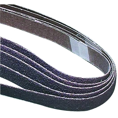 Metalite File Belts, 1/2 in x 12 in, 80, Aluminum Oxide
