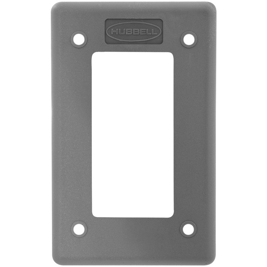 Non-metallic FS Cover Plates, Watertight Devices, Gray, Rectangular Opening