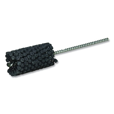 CrossFlex Bore Brush, Abrasive Globules, 1 in Dia, 7.875 in L, 0.213 in Stem Dia, 120 Grit