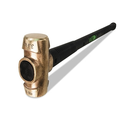 Unbreakable Handle Brass Sledge Hammer, 8 lb, 30 in L