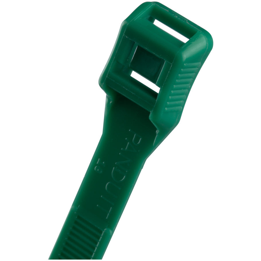 Cable Ties, Nylon, Light-Heavy Duty, 15.3 in. L, 4.53 in. Capacity, 124 lb. Strength, Green