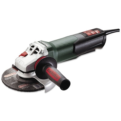 Small Angle Grinder, Quick, 6 in dia, 13.5 A, 9600 RPM, Paddle Switch, Non-Locking