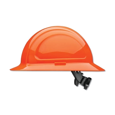 North Zone N20 Full Brim Hard Hat, Ratchet, Orange