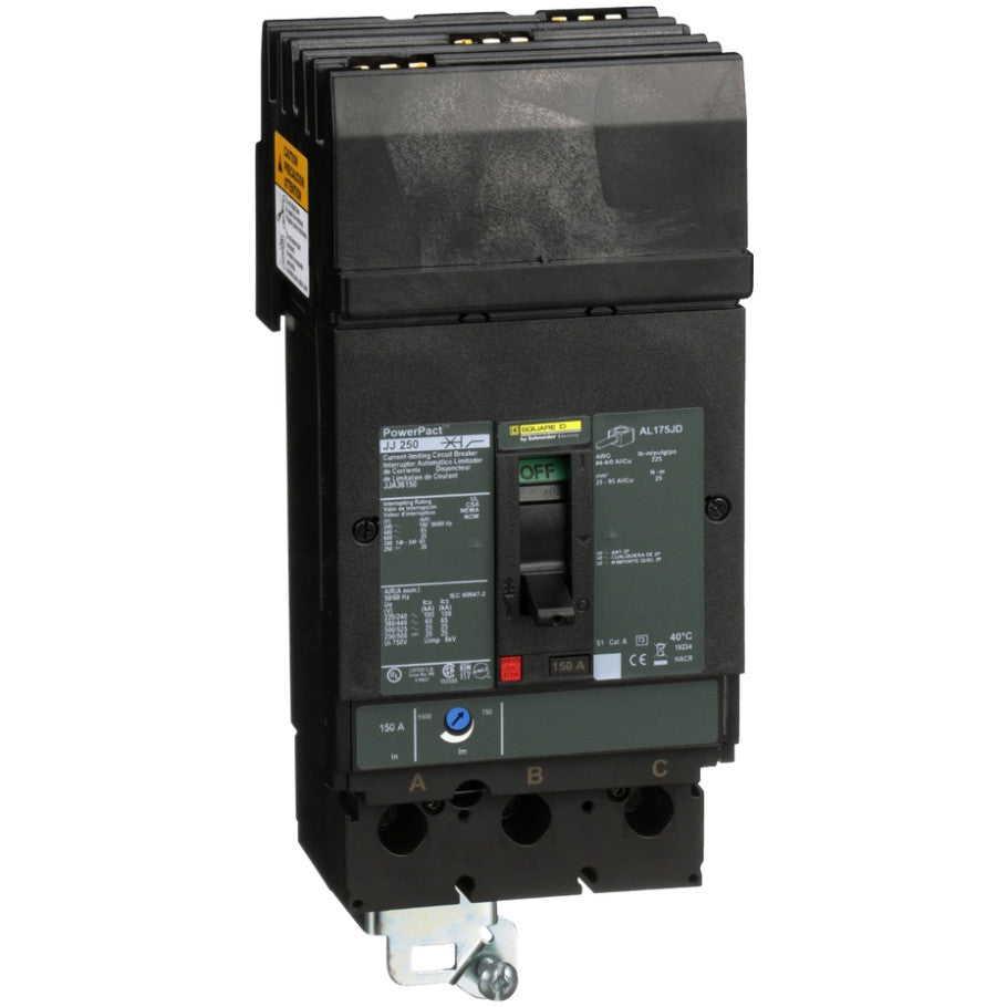 Molded Case Circuit Breaker, 600V 150A,150 A,150 A,750...1500 A,3-Pole,600 V AC,600 V AC,65 kA 480 V AC
