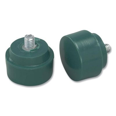 Hammer Striking Tip, 3 in dia, Vinyl Coated, Green