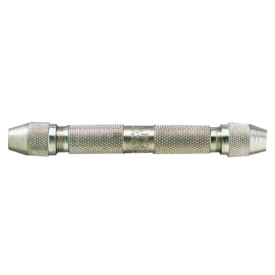 Double End Pin Vises, 1/8 in Max Pipe Cap, Nickel-Plated
